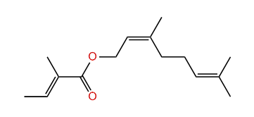(Z)-3,7-Dimethyl-2,6-octadienyl (E)-2-methyl-2-butenoate